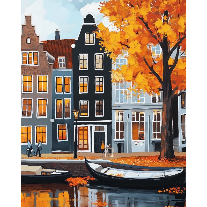 Amazing Amsterdam | Paint by Numbers