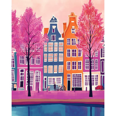 Colorful Amsterdam | Paint by Numbers