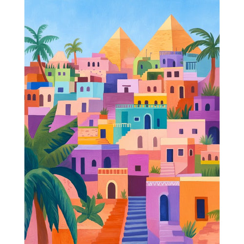 Colorful Egypt | Paint by Numbers