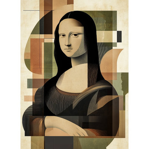 Abstract Mona Lisa  | Paint by Numbers