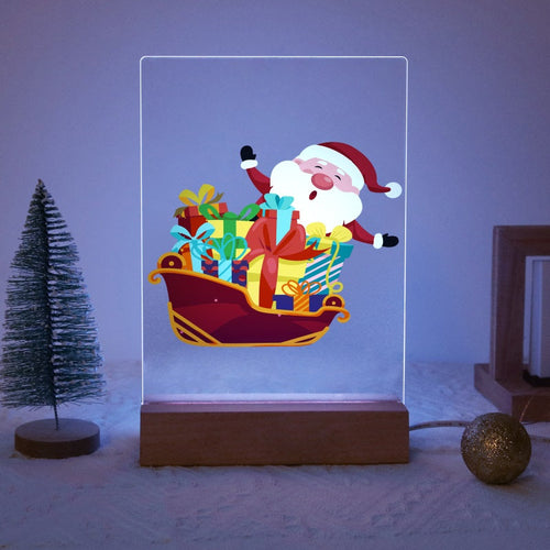 Paint by Numbers Christmas Lamp | Santa Claus