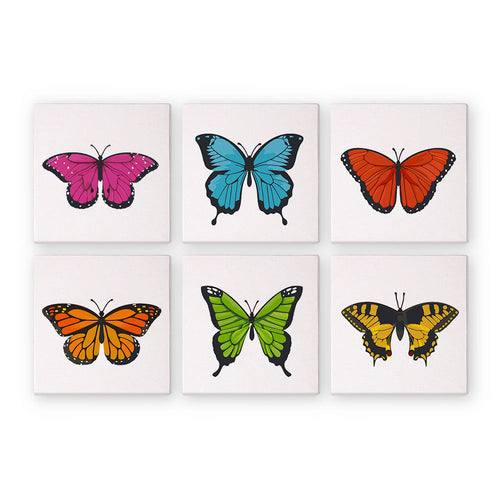 6 Mini Paintings | Butterfly Set