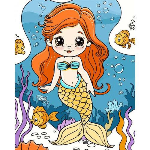 Mermaid | Paint by Numbers