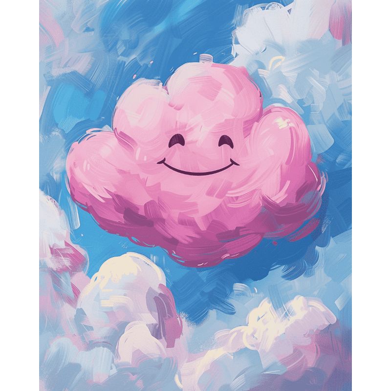 Happy Cloud | Paint by Numbers