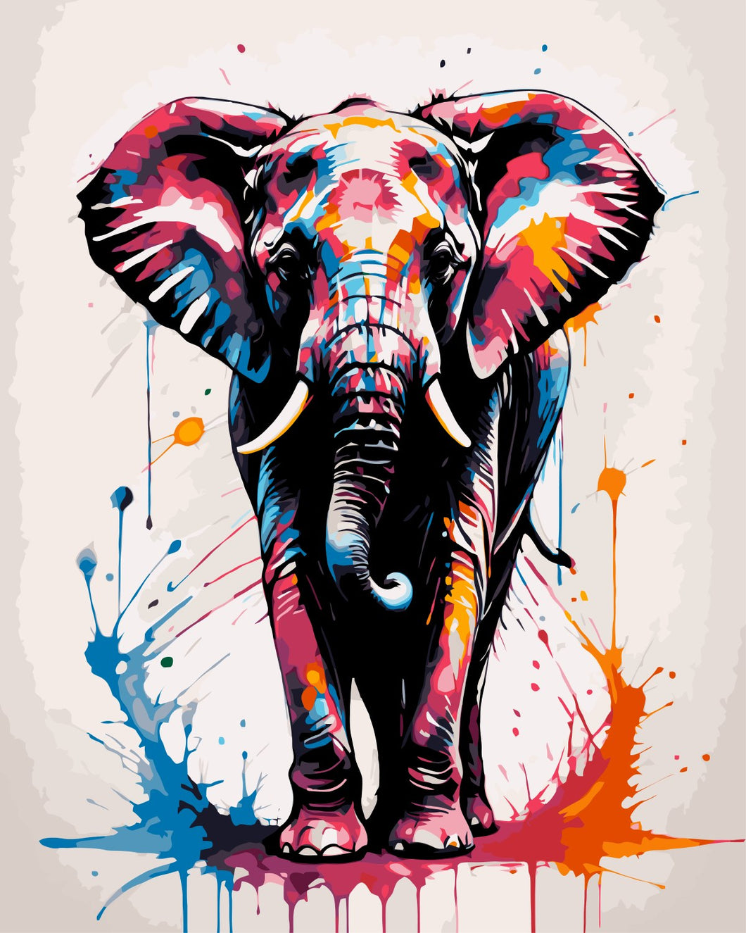 Elephant – Color Spot | Paint by Numbers