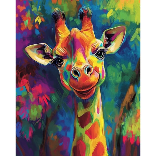 Abstract Giraffe | Paint by Numbers