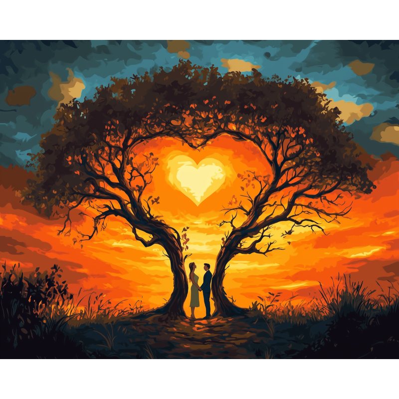 The Tree of Love | Paint by Numbers