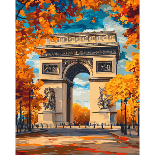 The Arc de Triomphe | Paint by Numbers