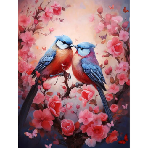 2 Lovebirds | Paint by Numbers