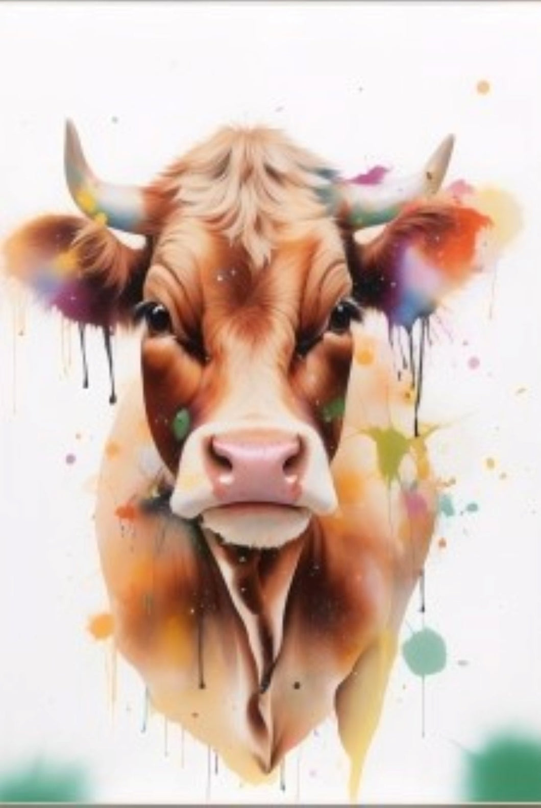 Brown Cow | Paint by Numbers