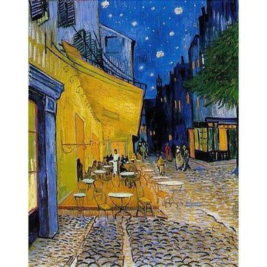 Cafe Terrace at night - Vincent Van Gogh | Painting by Numbers