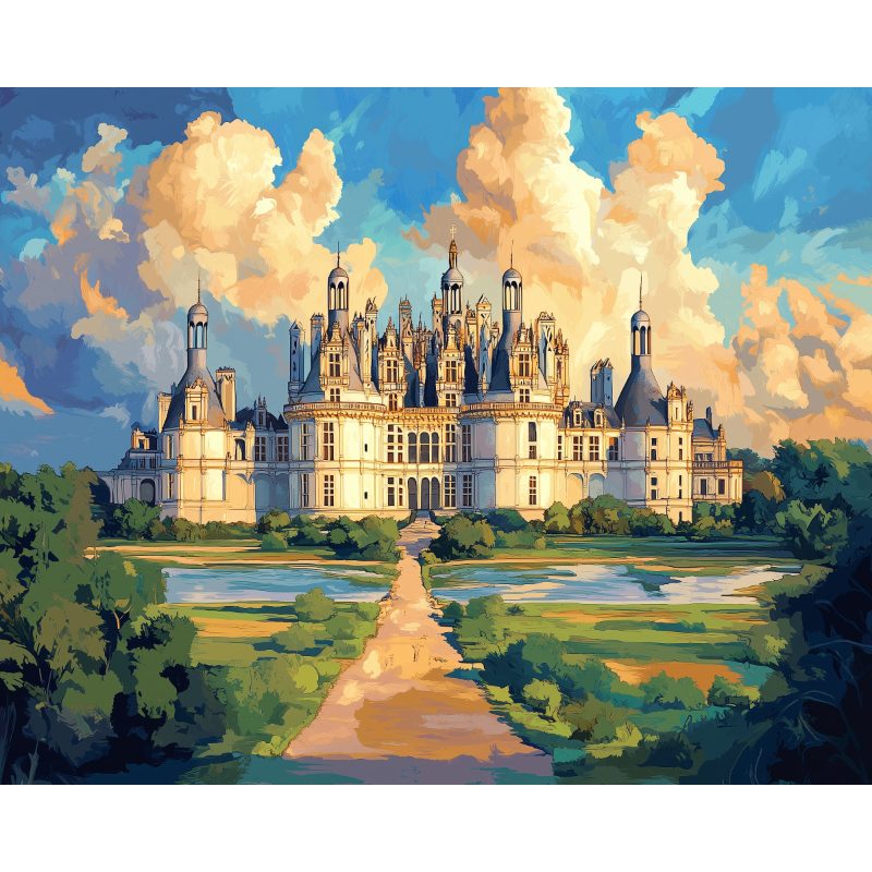 Chambord Castle | Paint by Numbers