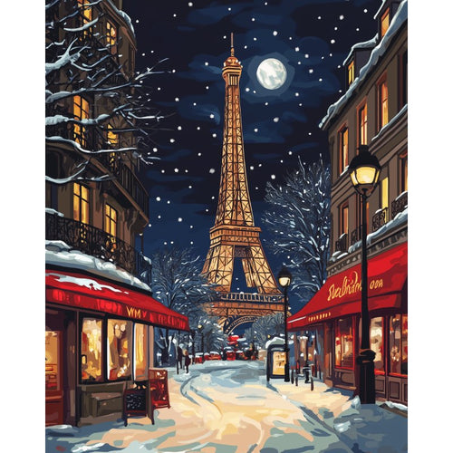 Christmas in Paris | Paint by Numbers