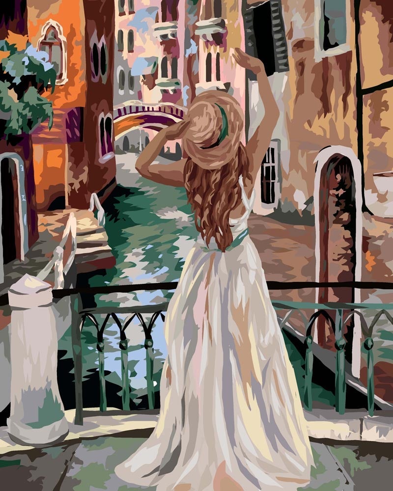 Woman in Venice 2 | Paint by Numbers